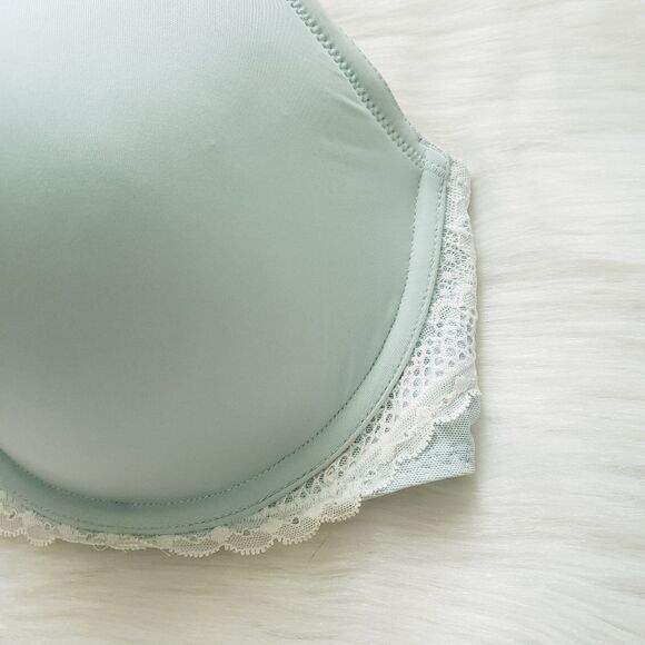 Torrid Mint Lace Detail Sexy T-Shirt Bra 36DD - Picture 2 of 8